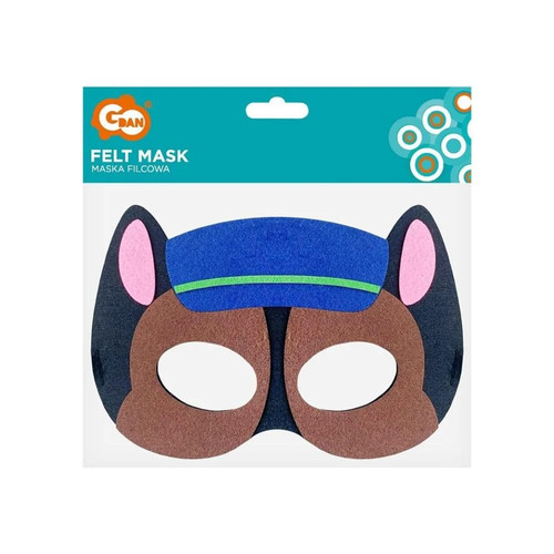 Felt mask paw patrol policeman - felt,