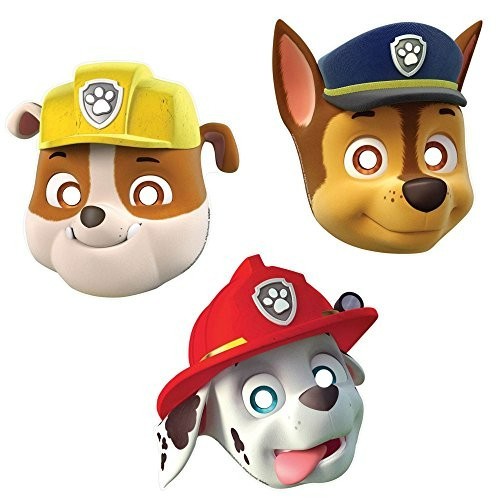 Paw patrol paper face - paw,