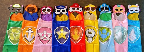 Paw cape mask for - paw, patrol