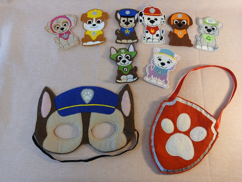 Paw patrol childs - paw, finger