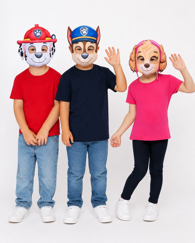 Paw patrol costume mask - costume, skye