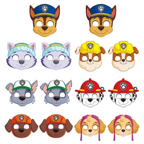 Paw patrol gift mask - paw,