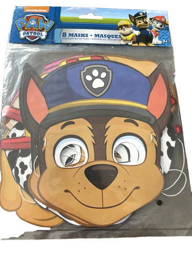 Paw patrol party masks pack - patrol,