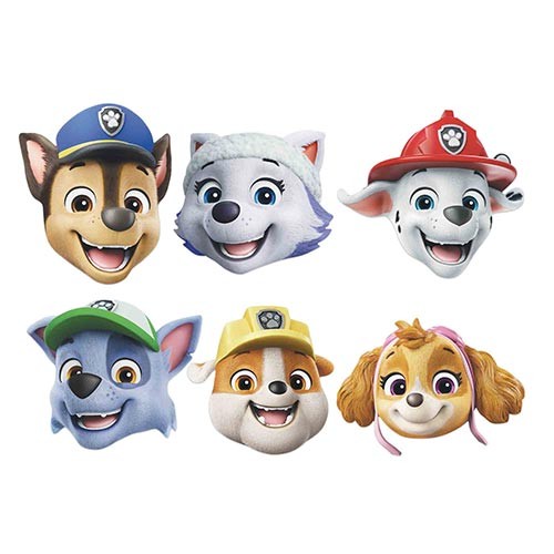 Paw patrol cardboard face - paw,