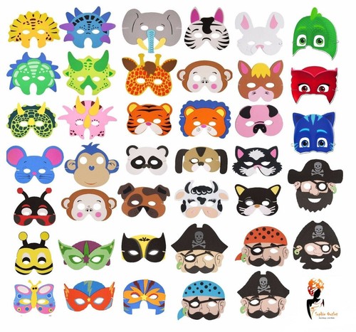 Kids eva foam masks fancy - masks,